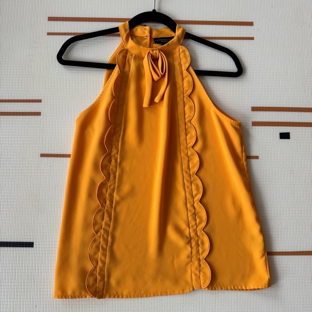 Victoria Beckham for Target yellow halter top
